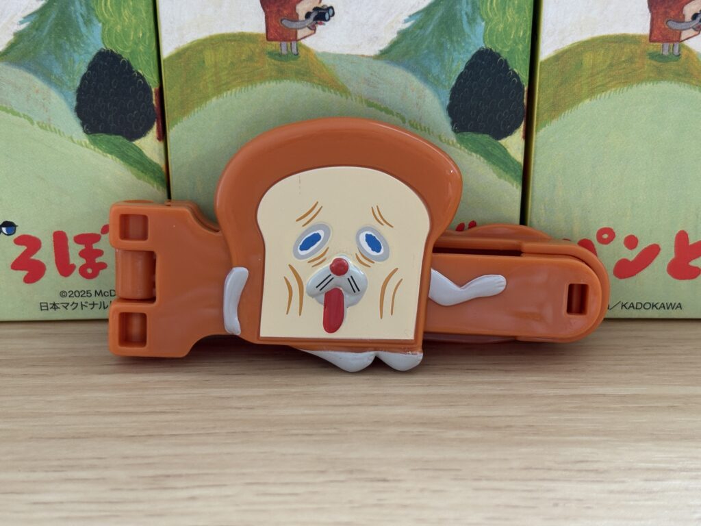 ハッピーセット パンどろぼう 第1段の中身 パンどろぼうふくろとめクリップ