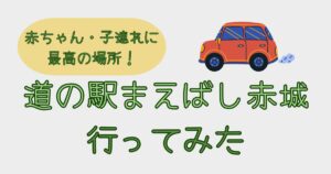赤ちゃん・子連れに最高の場所【道の駅まえばし赤城】2児ママがレビュー