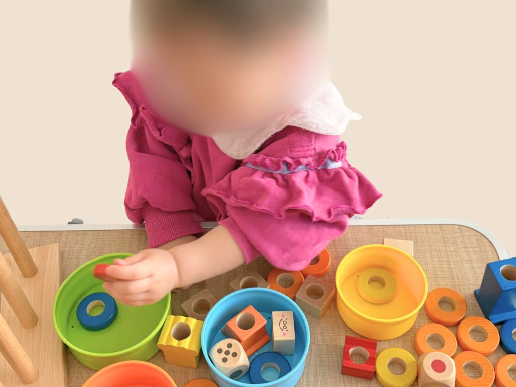 1歳児どハマり！RING10で遊ぶ様子